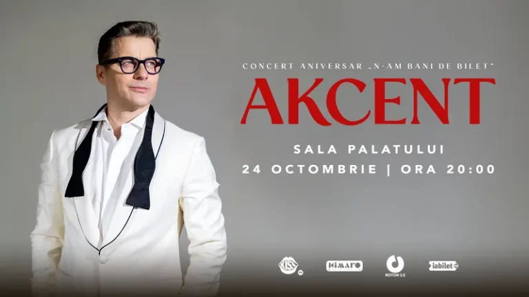 Concert aniversar Akcent la Sala Palatului din București
