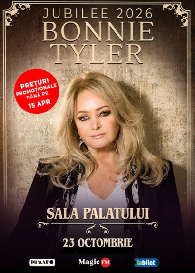 Concert aniversar Bonnie Tyler la Sala Palatului din București