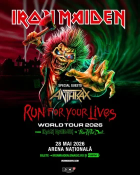 Concert Iron Maiden la Arena Națională din București