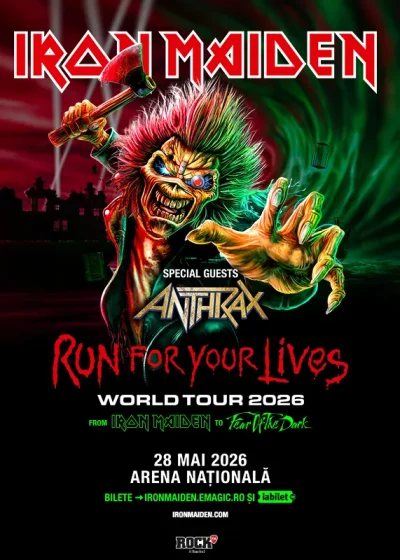 Concert Iron Maiden la Arena Națională din București