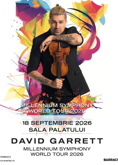 Concert David Garret la Sala Palatului din București