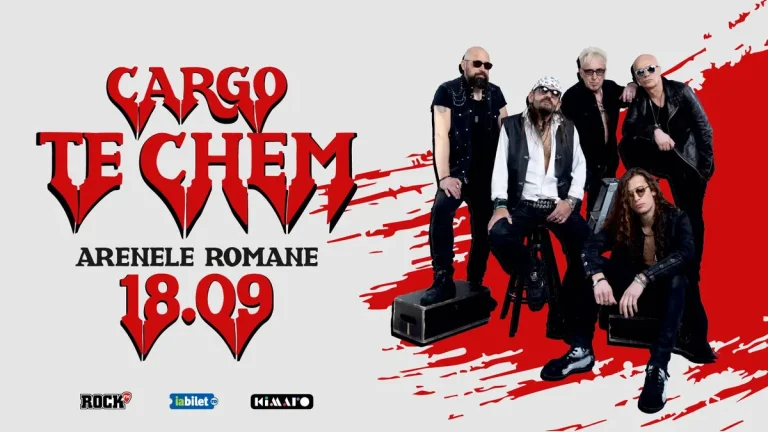 Concert Cargo – „Te Chem” la Arenele Romane din București