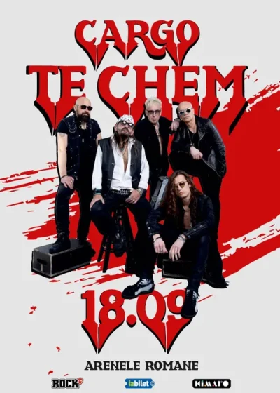 Concert Cargo – „Te Chem” la Arenele Romane din București