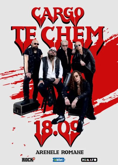 Concert Cargo – „Te Chem” la Arenele Romane din București