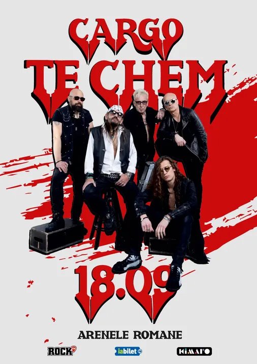 Concert Cargo – „Te Chem” la Arenele Romane din București