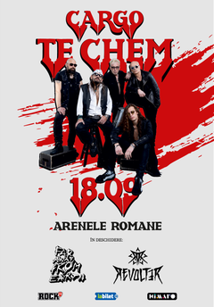 Concert Cargo – „Te Chem” la Arenele Romane din București