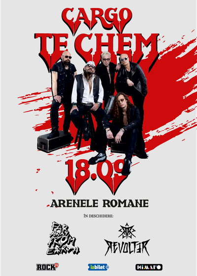 Concert Cargo – „Te Chem” la Arenele Romane din București