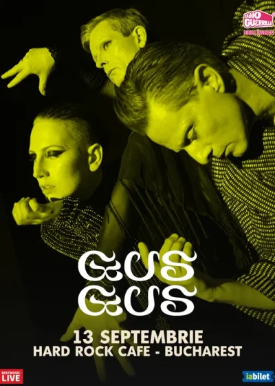 Concert GUS GUS la Hard Rock Cafe din București
