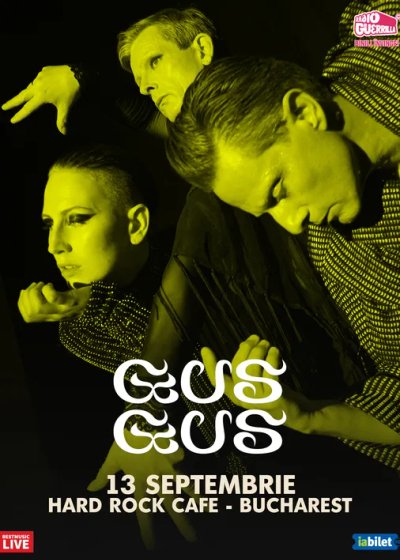 Concert GusGus la Hard Rock Cafe din București