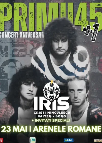 Concert IRIS – Primii 45 la Arenele Romane din București