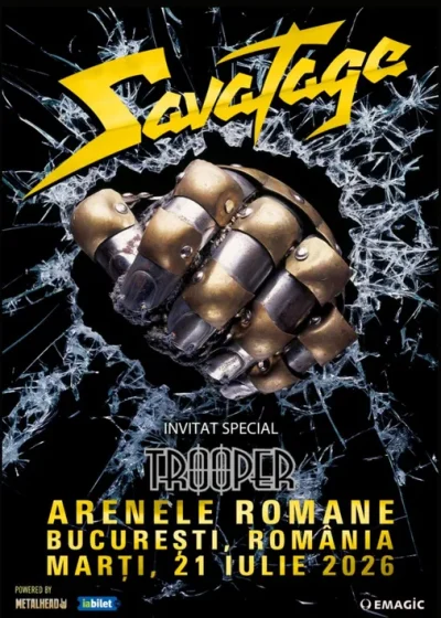 Concert Savatage & Trooper la Arenele Romane din București
