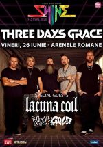 Concert Three Days Grace, Lacuna Coil & Black Gold la Arenele Romane din București