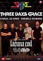 Concert Three Days Grace, Lacuna Coil & Black Gold la Arenele Romane din București