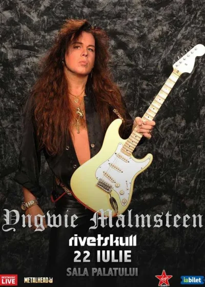 Concert Yngwie Malmsteen la Sala Palatului din București