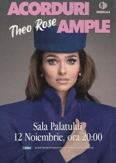 Concert Theo Rose – Acorduri ample la Sala Palatului din București