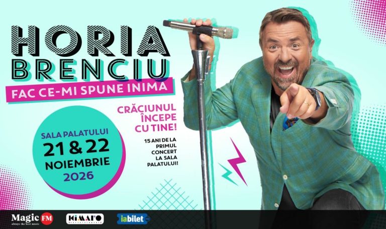 Concerte Horia Brenciu – „Fac ce-mi spune inima” la Sala Palatului din București