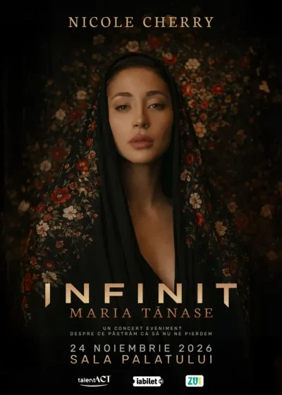 Concert Nicole Cherry – „Infinit” la Sala Palatului din București