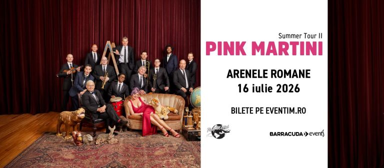 Concert Pink Martini la Arenele Romane din București