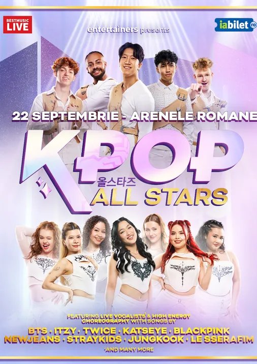 Concert K-POP All Stars la Arenele Romane din București