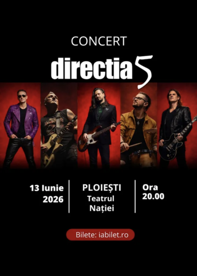 Concert Direcția 5 la Teatrul Nației din Ploiești