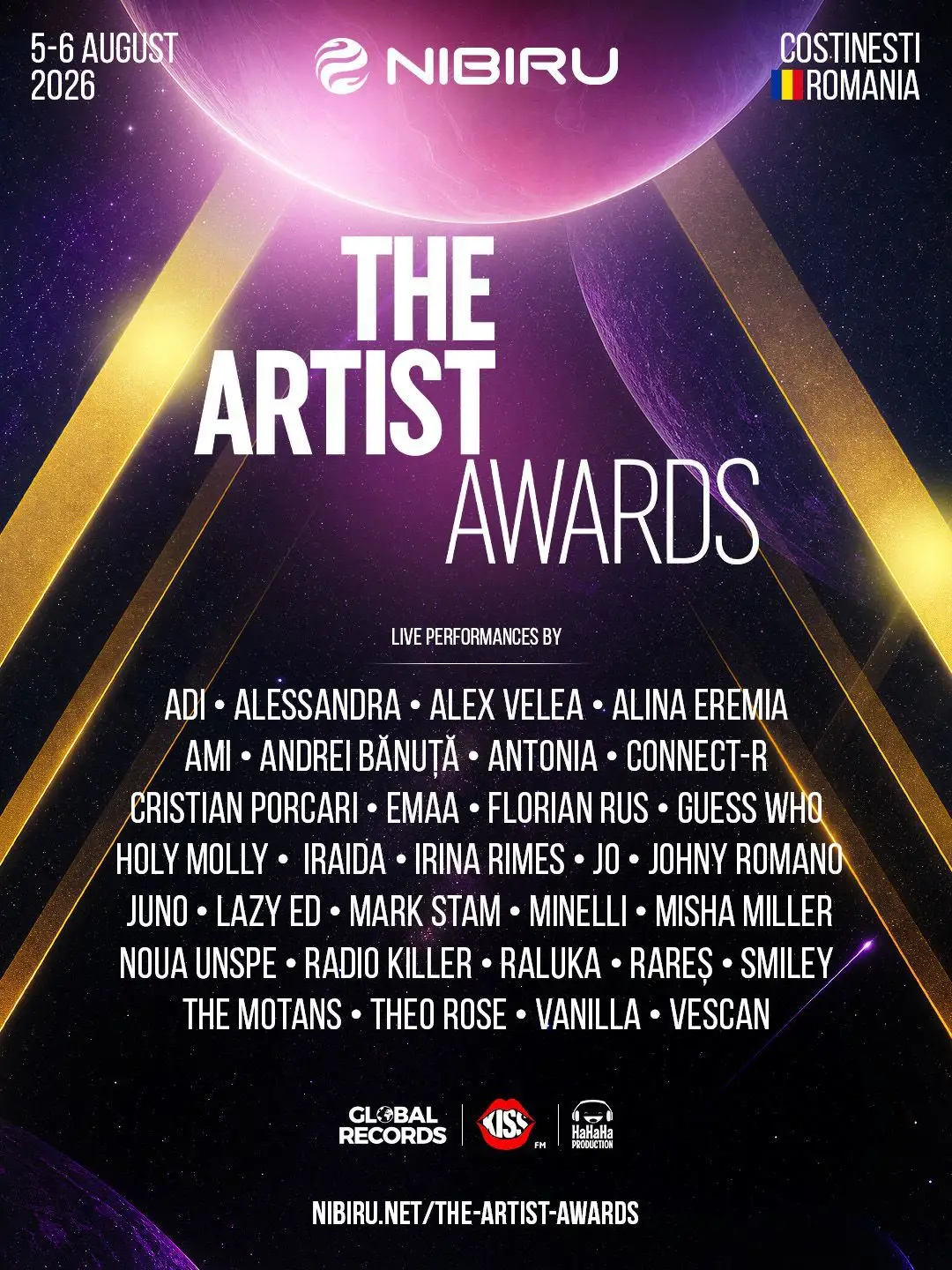 THE ARTIST AWARDS 2026