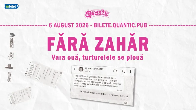 afis-concert-fara-zahar-quantic-bucuresti-august-2026