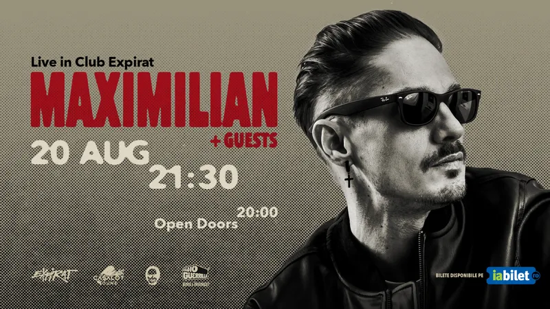 afis-concert-maximilian-bucuresti-august-2026