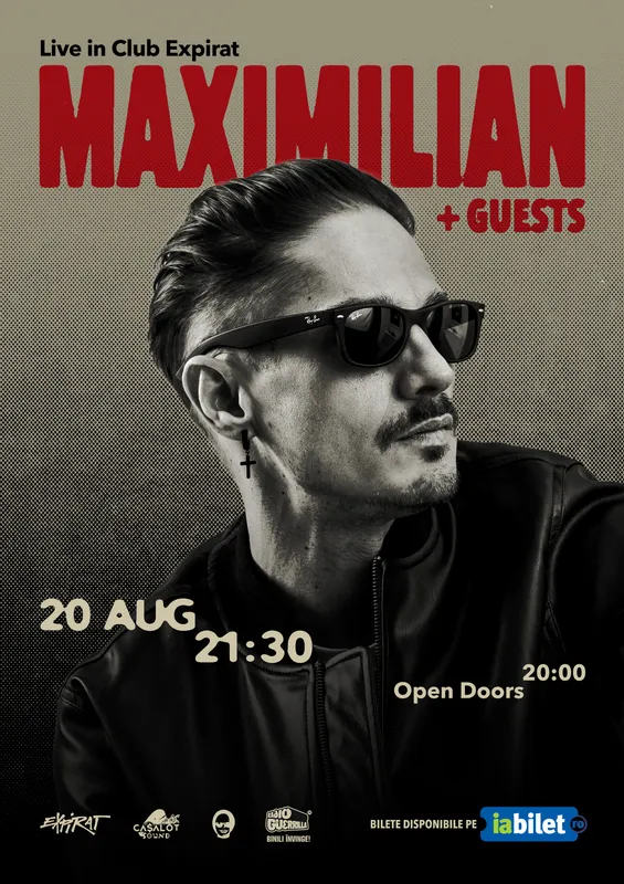 afis-concert-maximilian-bucuresti-august-2026