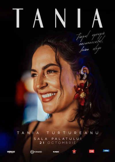 Concert Tania Turtureanu – TANIA la Sala Palatului din București