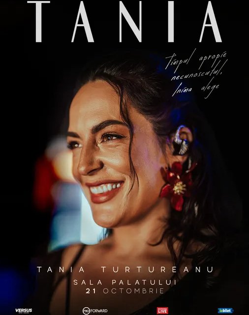 Concert Tania Turtureanu – TANIA la Sala Palatului din București