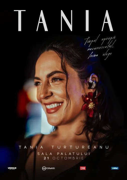 Concert Tania Turtureanu – TANIA la Sala Palatului din București