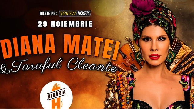 Concert Diana Matei & Taraful Cleante la Berăria H din București — landscape