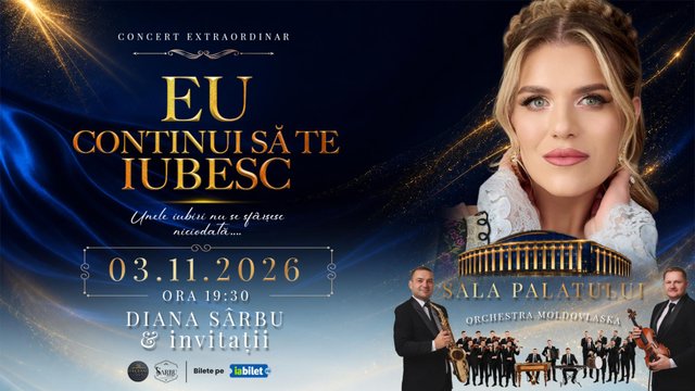 Concert Extraordinar Diana Sarbu & invitatii – „Eu continui sa te iubesc” — landscape