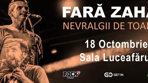 Concert Fără Zahăr – Nevralgii de Toamnă la Sala Luceafărul din București — landscape