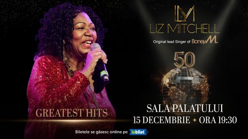 Concert Liz Mitchell – 50 Years of BONEY M la Sala Palatului din București — landscape