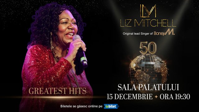 Concert Liz Mitchell – 50 Years of BONEY M la Sala Palatului din București — landscape