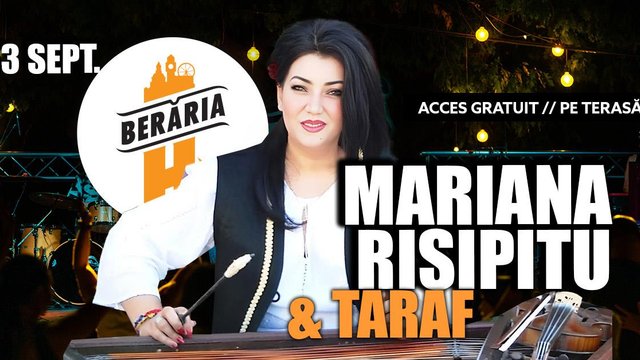 Concert Mariana Risipitu – „Sunt fată de lăutar” la Berăria H din București — landscape