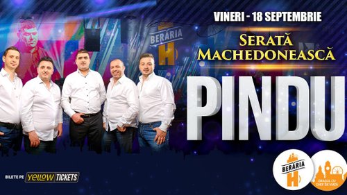 Concert PINDU – Serată Machedonească la Berăria H din București — landscape