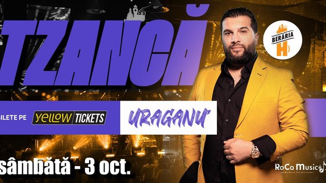 Concert Tzancă Uraganu la Berăria H din București