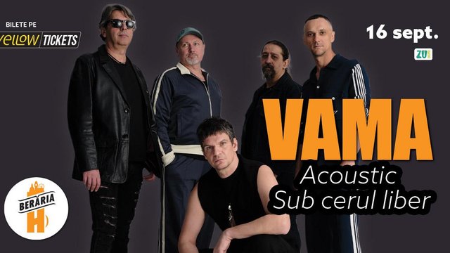 Concert VAMA – Acoustic sub cerul liber la Berăria H din București — landscape