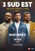 Concert 3 Sud Est la Hard Rock Cafe din București