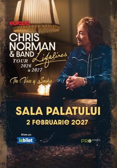 Concert Chris Norman – Lifelines Tour la Sala Palatului din București