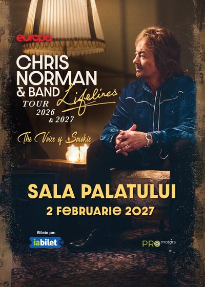 Concert Chris Norman – Lifelines Tour la Sala Palatului din București