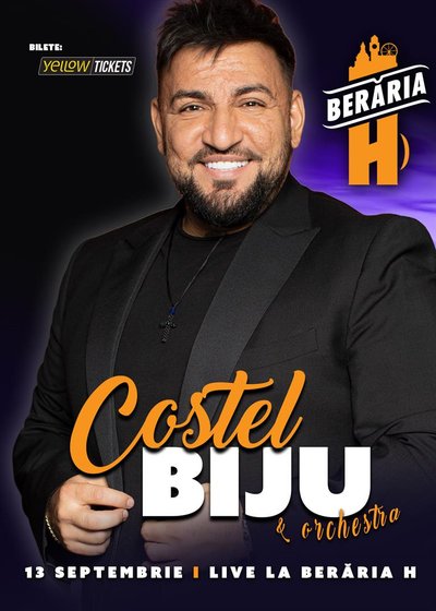 Concert Costel Biju & Orkestra live la Berăria H din București