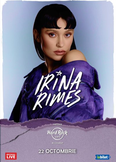 Concert Irina Rimes la Hard Rock Cafe din București