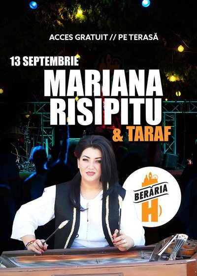 Concert Mariana Risipitu la Berăria H din București