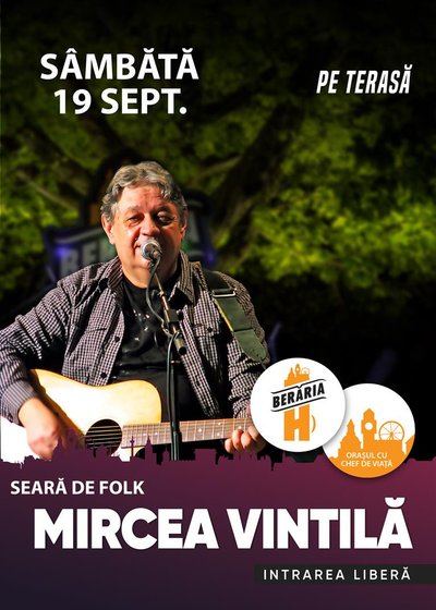 Concert Mircea Vintilă la Berăria H din București