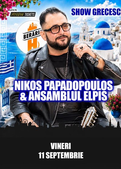 Concert Nikolaos Papadopoulos – Seară Grecească la Berăria H din București