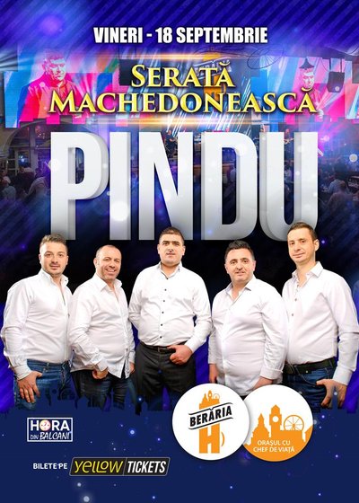 Concert PINDU – Serată Machedonească la Berăria H din București