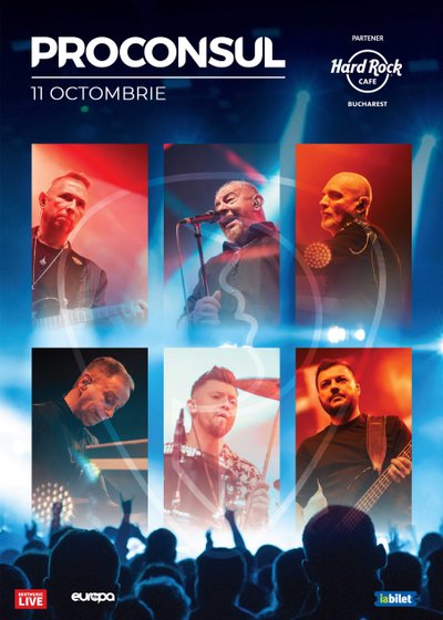 Concert Proconsul la Hard Rock Cafe din București